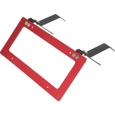 Kennzeichenhalterung aus Aluminium für Tesla Model 3 (2017–2022), rot (1/5)