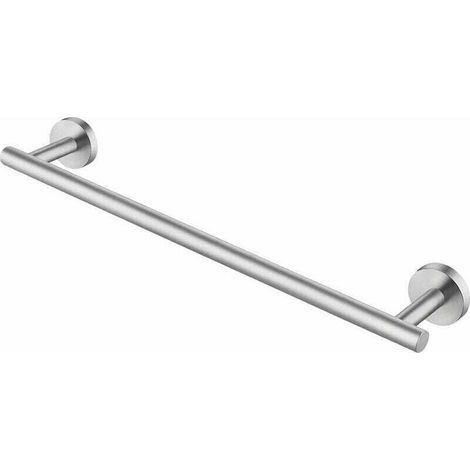 ZM. Toallero de baño, soporte de pared para toallas, toallero de baño de acero inoxidable SUS304, organizador de toallas, 50 cm, acabado cepillado. (1/4)