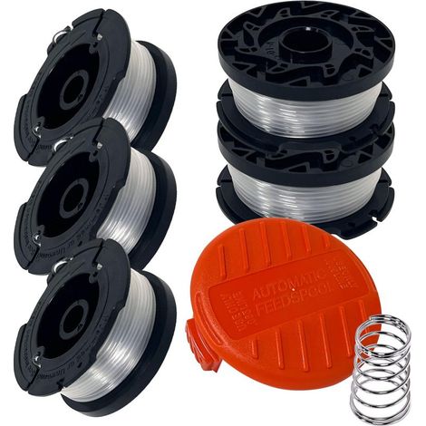 Bobine Rechange AF1003ZP – Pour Coupe-Bordures Black & Decker Modèles BEST935, BESTA510, MTC220, NST2118, LST220, LSTE525, LST300, LCC222, LST201 (1/5)