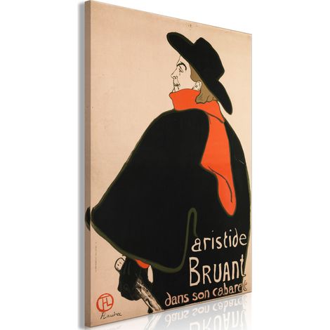 Gemälde - Aristide Bruant: Dans son cabaret (1-teilig) vertikal (1/3)