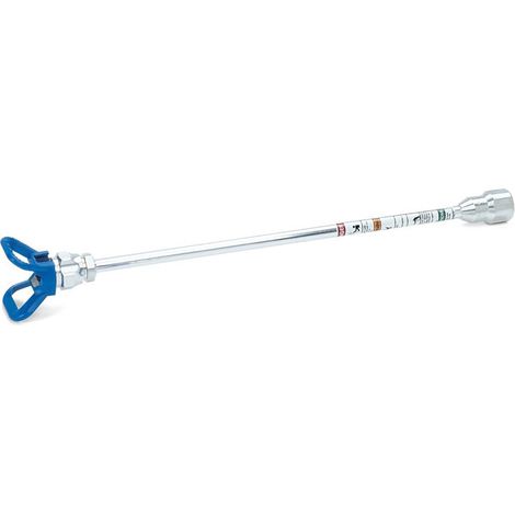 Rallonge de buse de pistolet pulvérisateur 40 cm – Acier inoxydable pour surfaces élevées – Compatible pistolets Graco Rac X