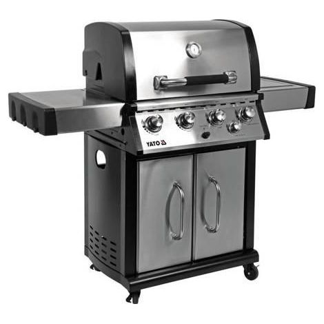 PARRILLA DE GAS 4+1 DE ACERO INOXIDABLE 17,5KW - YG-20013 (1/3)