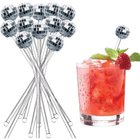 20 agitateurs à cocktails en plastique, adaptés aux fêtes, bars, cafés et autres occasions. (1/5)