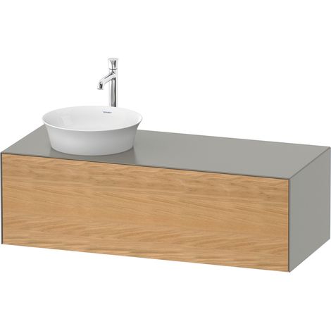 Duravit White Tulip, meuble sous-lavabo mural, largeur 1300 x