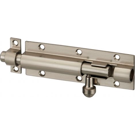 Targette, 100mm, nickel satin, pêne rond - SP (1/2)