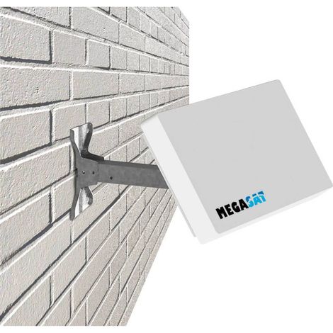 MegaSat D4 Profi Line Antenne SAT blanc PARABOLE