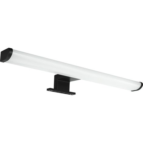 Applique da bagno sopra lo specchio DORIAN LED 8W 4000K IP44 nero (1/2)