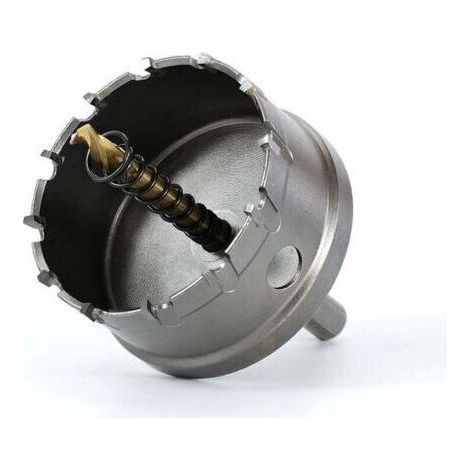 Bi-Metal Hole Saw, 42mm Industrial Grade Stainless Steel TCT Carbide, High Speed Steel Metal Alloy Hole Saw for Metal, Aluminum Alloy, Plastic, Wood (1/5)