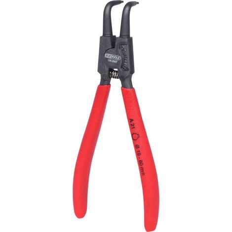 KS Tools Aussen-Sicherungszange, abgewinkelt, 19-60 mm - 119.2057