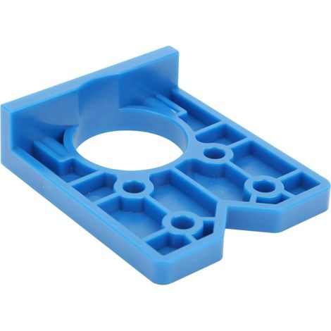 1 outil de perçage - Localisateur de trou à charnière - Fixation de perçage d'armoire de porte de 35 mm (bleu) (1/5)