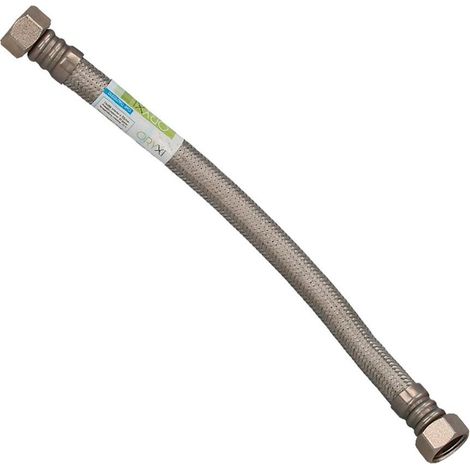 Latiguillo Flexible Reforzado Acero Inoxidable Termo Hembra 1/2 - Hembra 1/2 Longitud 400 mm (1/5)