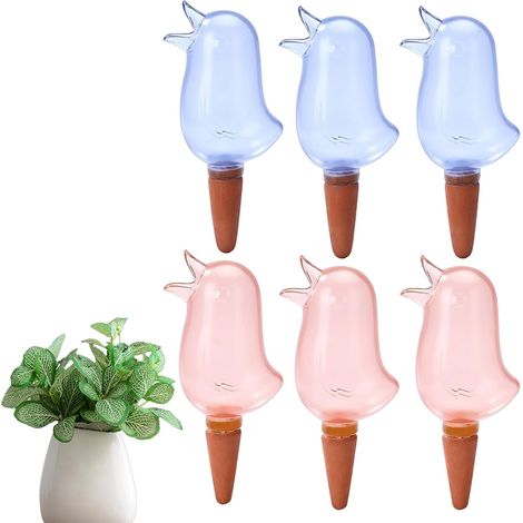 Lot de 6 bâtonnets d'arrosage automatique pour plantes d'intérieur - Système d'irrigation automatique (1/5)