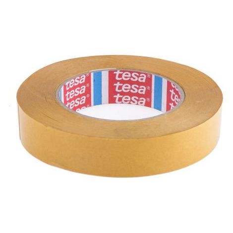 Ruban tissé double face Blanc Tesa 4959, 25mm x 50m x 0.12mm 7,5 N/cm ( Prix pour 1 )