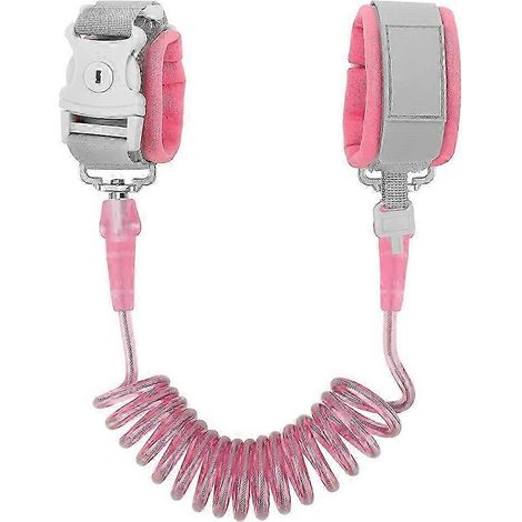 Laisse pour tout-petit, laisse enfant anti-perte avec bracelet de sécurité et verrou à clé, pour les tout-petits et les enfants. (1/5)