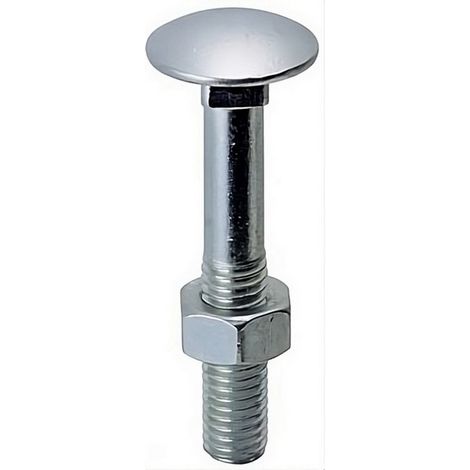 100PZ BULLONE IN ACCIAIO ZINCATO TTDQ  M8x120 mm.