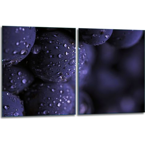 2 plaques de protection en verre pour cuisinière 40x52 fruits (1/5)