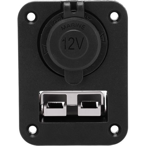 Chargeur Allume-Cigare 12-24V Noir Double Prise USB pour Bateau, Yacht, Moto, Tondeuse à Gazon (1/5)