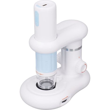 Microscope électronique numérique HD sans fil, grossissement 50X-1000X, WiFi, USB, portable, caméra pour pièces de monnaie, microscope de laboratoire HD 1080p (livré sans batterie) (1/5)