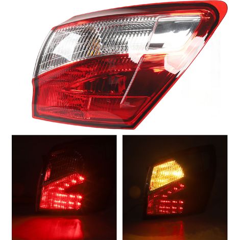 Feu arrière extérieur droit pour Nissan Qashqai 2010-2014 : 26550-BR00A (1/5)
