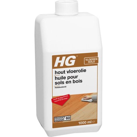 Huile pour sols en bois 1 L - n°60 - HG (1/4)