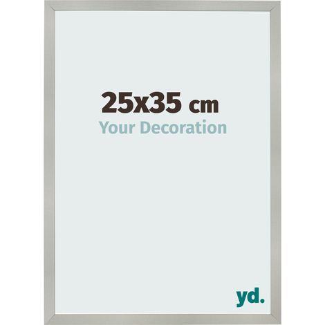 yd. - Cadre photo 25x35 - Argent Mat - MDF - Bologna (1/5)