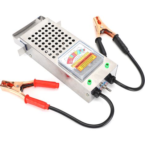 6-12V Autobatterietester, 0-200A Lastanalysator, Diagnosegerät mit Klemme für Blei-Säure-Batterien (1/5)