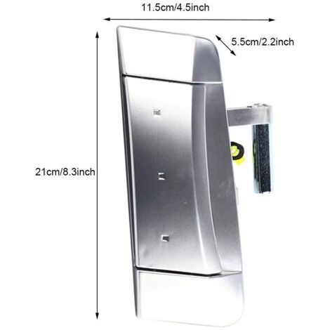 Juego de manijas exteriores izquierda y derecha para las puertas del 350Z (2003-2009). (1/5)