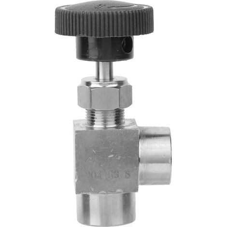 BSPP-Nadelventil mit Innengewinde, aus Edelstahl 304, Absperrventil, für Wasser, Gas, Öl, Kraftstoff, 3/8" (1/5)