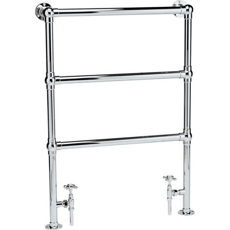 Milano Derwent Chrome Ladder Style Heated Towel Rail Radiator - 966mm x 673mm (1/4)