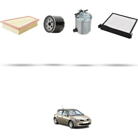 Kit tagliando 4 filtri compatibile con Renault Megane II 1.5 dci 63kw Dal 2005 (1/5)