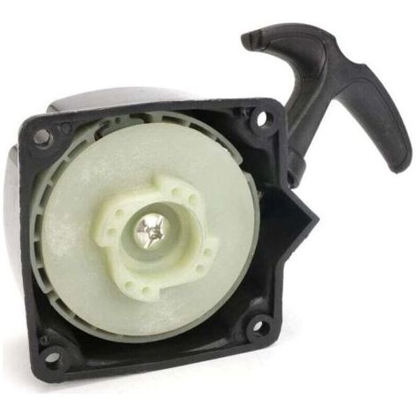 BUNTHAUS Rückstoßstarter + 40-5 Zugplatte für Freischneider, Rasentrimmer, Gartenschere, Trimmer, Superma, Schwarz, 1 Stück, Lochabstand 67 mm