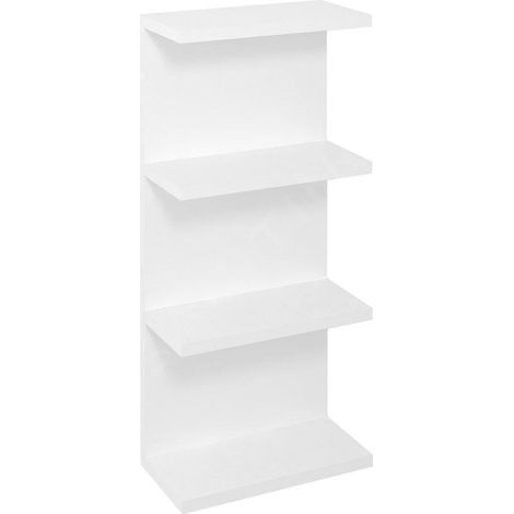 Étagère ouverte RIWA 30x70x15cm, blanc brillant (1/2)