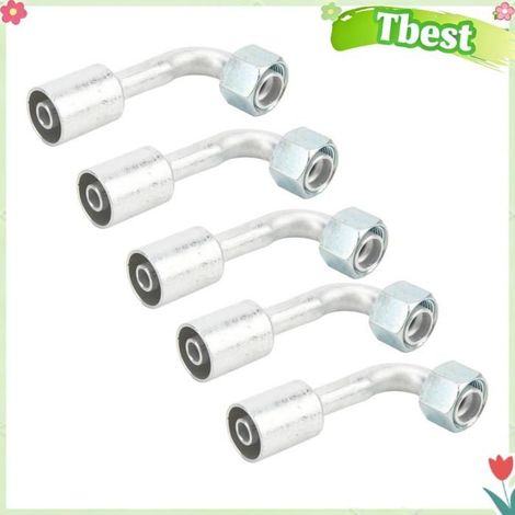 Tbest Beadlock de climatisation à 90 degrés 10 Pièces 5/8 Pouces Conditionnement 90 Degrés Beadlock AC épisseuse moto d'air (1/5)