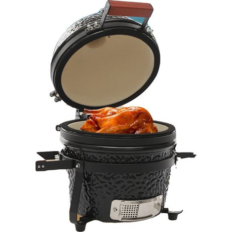 Cuisinier en Charbon Céramique, Options de Cuisson Polyvalentes, Construction Durable, noir (1/2)