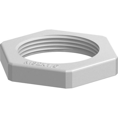 OBO Bettermann Contratuerca M25 Poliamida gris claro RAL 7035, 2048930
