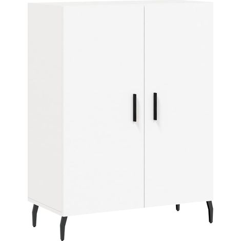 Aparador-cómoda-mueble-organizador-cocina-salón-salón-comedor 695 x 34 x 90 cm-madera de ingeniería-blanco 020030436 (1/5)