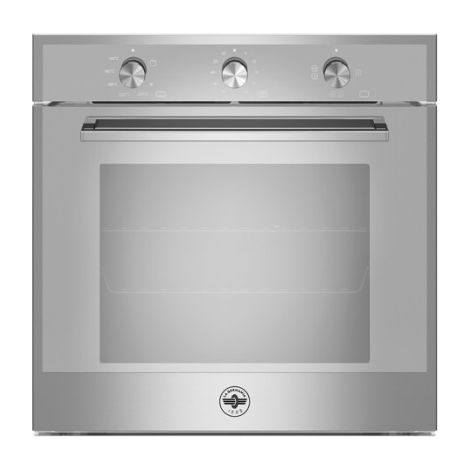 Bertazzoni La Germania F605LAGGKXT. Dimensione del forno: Largo, Tipo di forno: Forno a gas naturale, Capacità interna forno totale: 76 L. Posizionamento dell'apparecchio: Da incasso, Colore del pr... (1/3)