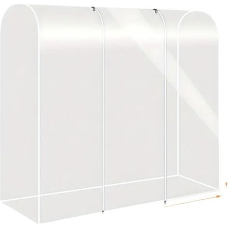 Housse de protection respirante pour cintres – Garde les vêtements frais et impeccables (50×150×180cm) (1/5)