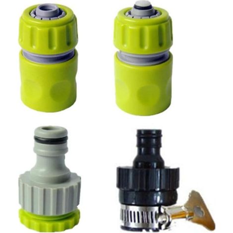 Kit de démarrage de raccords pour tuyaux d'arrosage, kit de raccordement pour conduites d'eau destinées à l'irrigation