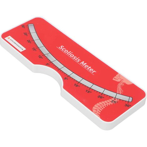 Outil de mesure de la scoliose : plage de test de 0 à 30°, données précises, appareil de diagnostic de la colonne vertébrale. (1/5)