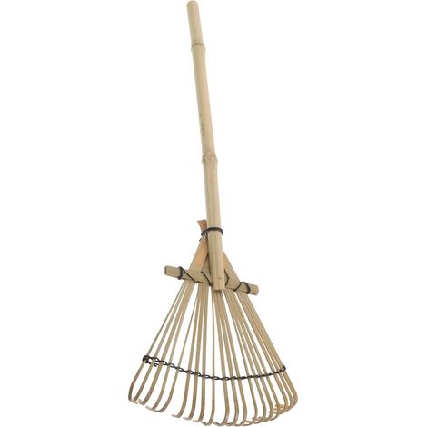 Mini Râteau à Sable Zen en Bambou Tissé Main, 18×53,5 Cm, 20 Dents pour Jardin Zen Miniature, Outil de Jardinage pour Bac à Sable et Décoration Japonaise de Table (1/5)
