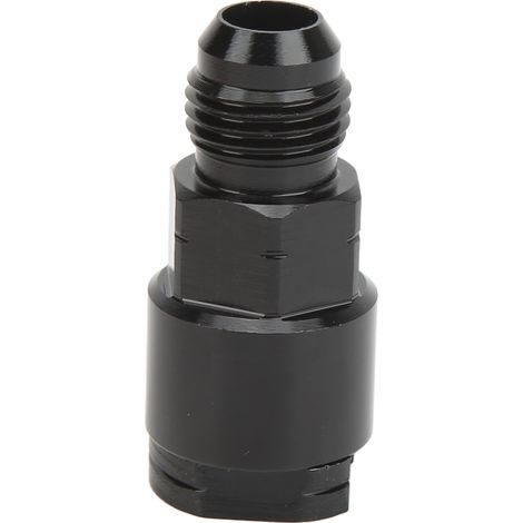 EFI Quick Connector aus eloxiertem schwarzem Aluminium, Außengewinde-Druckanschluss für Kraftstoffleitungen für effiziente Motorleistung (AN6-3/8).