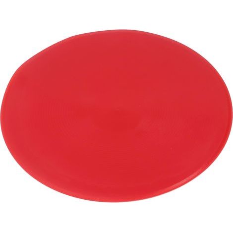 10 disques d'entraînement sportif en plastique, marqueurs de terrain pour football et tennis, lot de 10, couleur rouge vif