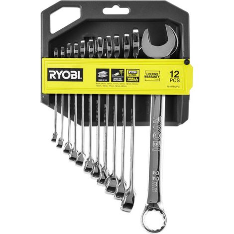 Ryobi Combination Wrench Set (12pc) RHWR12PC