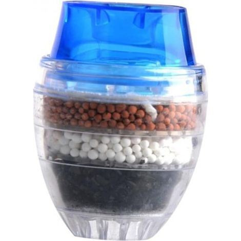 Filtre de robinet, purificateur d'eau du robinet, filtre à 5 couches au charbon actif anti-éclaboussures pour la cuisine, pomme de douche (1/5)