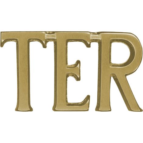 N° Ter - Laiton Patiné 40mm - 4001197 (1/2)