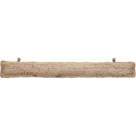 Boudin Bas de Porte en Jute "Little Cottage" 90cm Naturel (1/2)