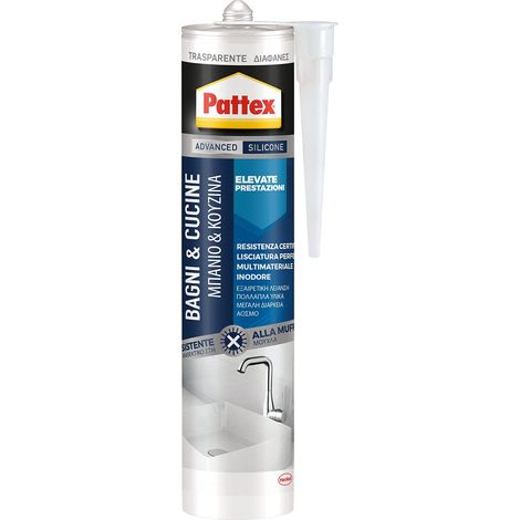 Sigillante Pattex per bagni e cucine trasparente ml.280 (1/5)