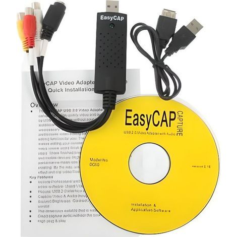 EasyCap USB – USB 2.0 Video- und Audioaufnahmestick (1/5)