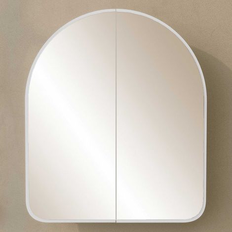 Hope Cabinet Meuble de salle de bain  100 % PANNEAUX DUR  Blanc (1/5)